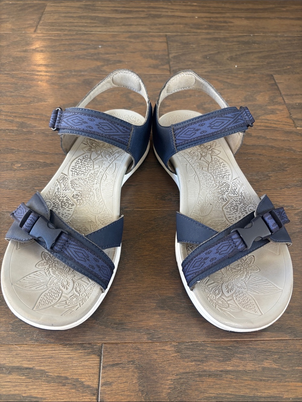 Women's Dansko Navy Strap Comfort Sandals